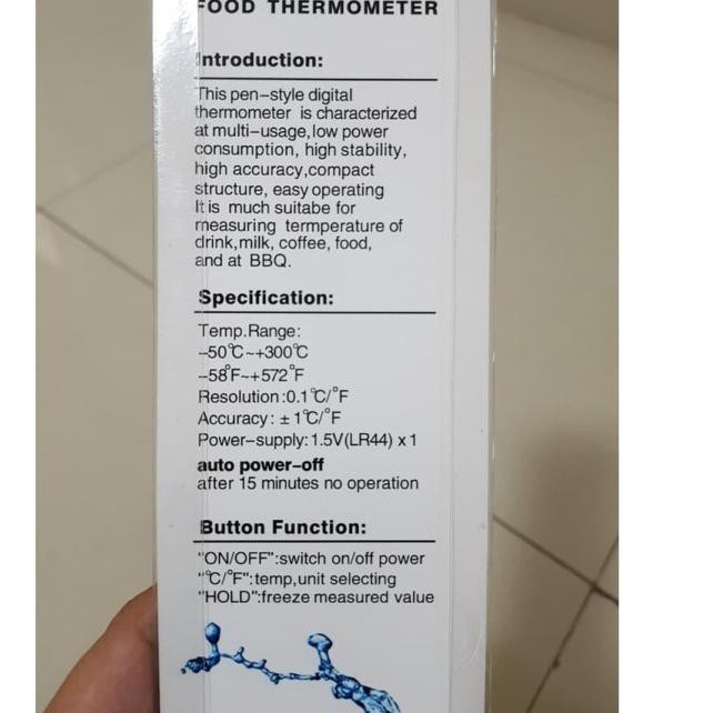 Nhiệt Kế Đo Nhiệt Độ Thức Ăn Kỹ Thuật Số Lcd Tp 300 Tp300 | BigBuy360 - bigbuy360.vn