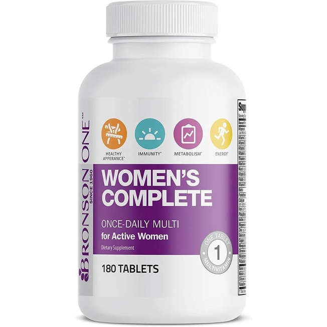 Organic Multivitamin One Daily For Women - 180 viên Mỹ - Bổ sung Vitamin