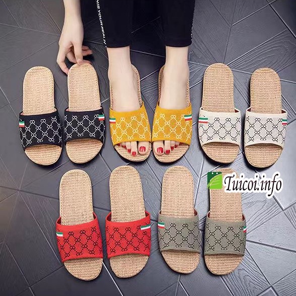 Dép cói quai ngang trẻ trung