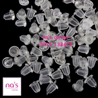 10 chốt bông tai (5 đôi) chốt khoá đuôi khuyên tai hoa tai