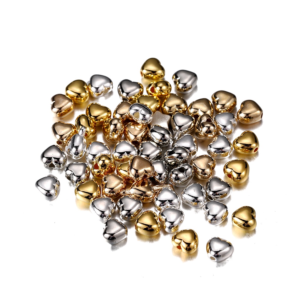 Set 200 Hạt Cườm Lỗ Thẳng Dùng Làm Trang Sức Thủ Công