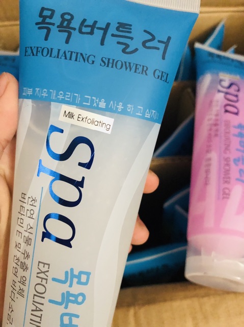 Gel Tẩy Tế Bào Chết Body Spa Exfoliating Shower Hàn Quốc Chính Hãng - LAI'S STORE