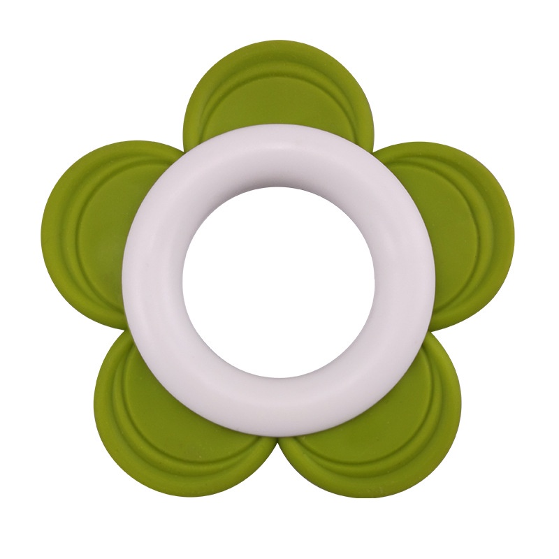 Đồ chơi lục lạc cầm tay Zhan Qi Toys bằng nhựa cao su dễ thương cho em bé đang mọc răng