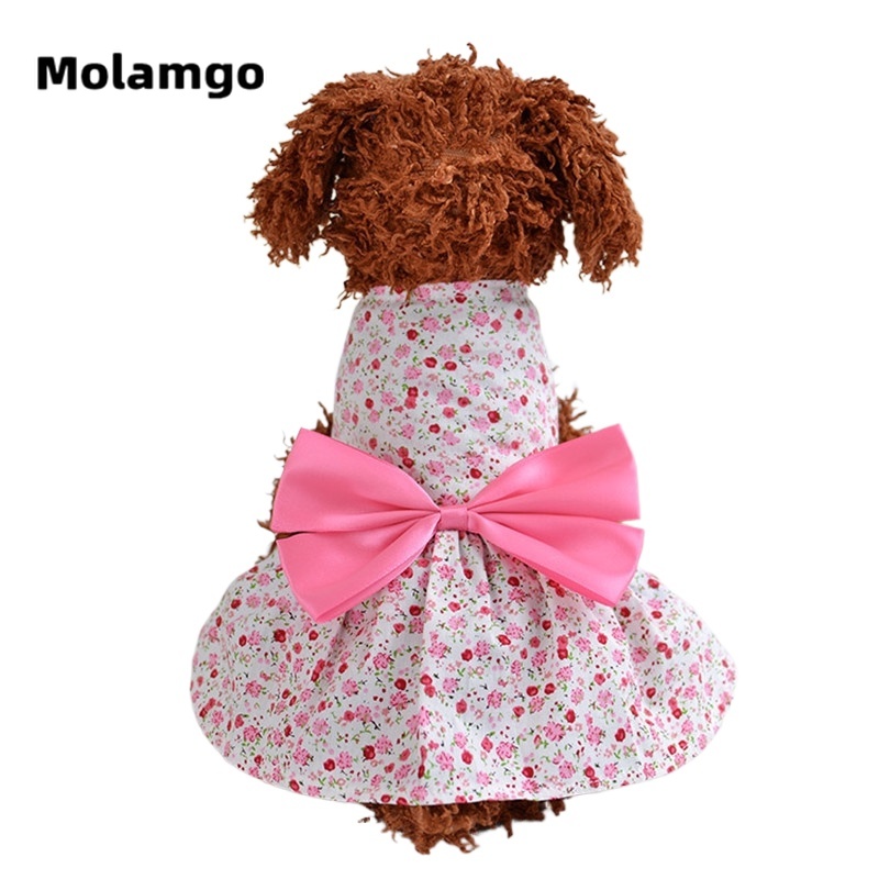 Đầm Họa Tiết Caro Dễ Thương Thời Trang Xuân Hè Cho Cún Cưng