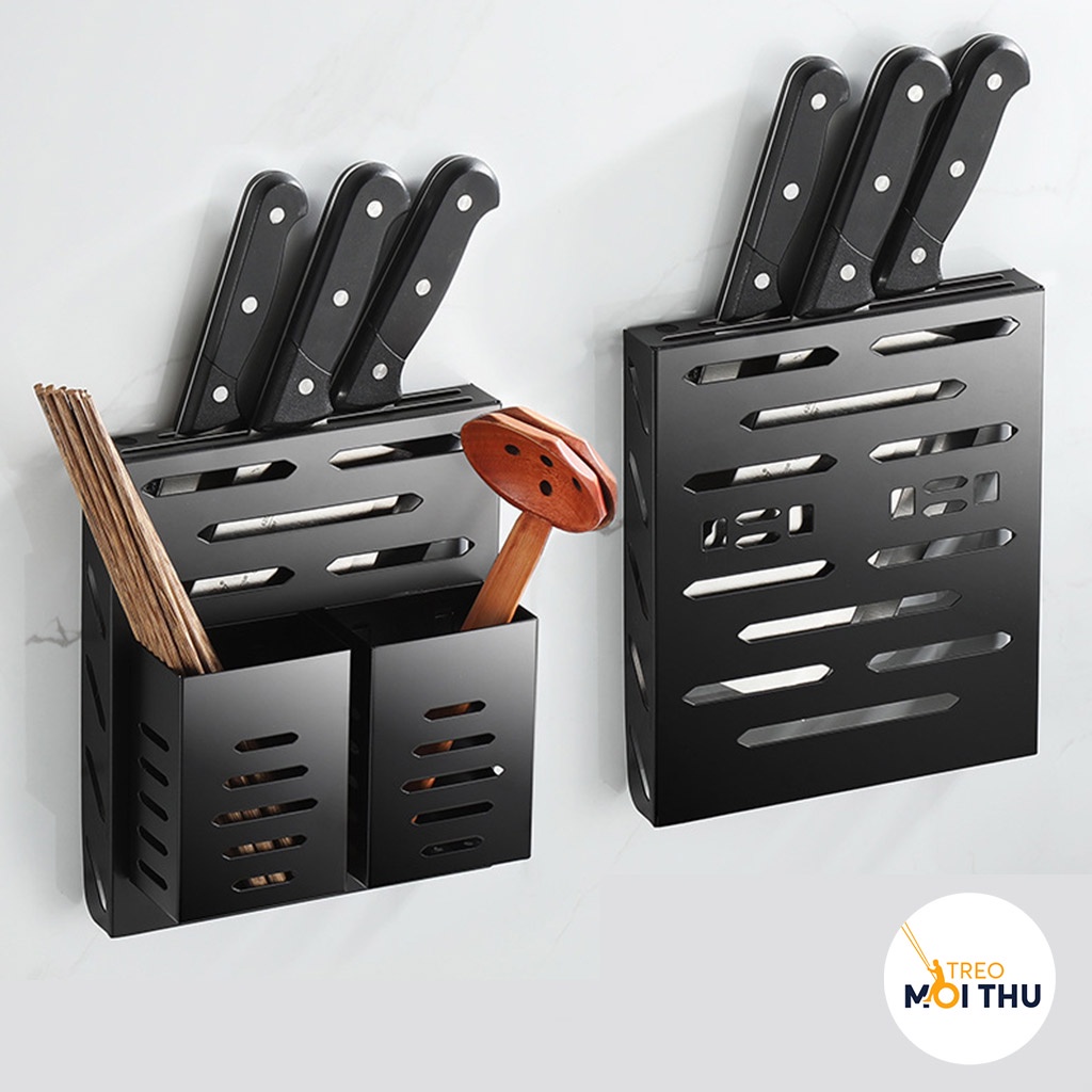 Giá Đựng Dao Cao Cấp Treo Tường - INOX 304 - Tặng kèm móc dán - GIATREO10
