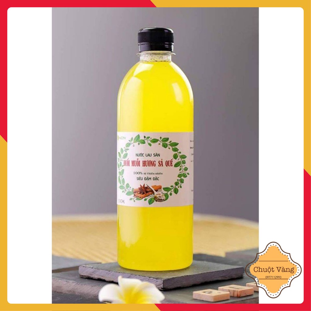 Nước lau sàn đuổi muỗi hương sả quế