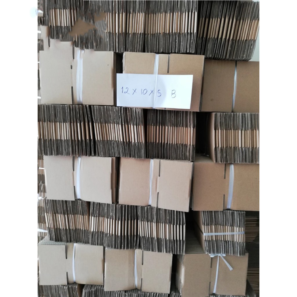 Hộp giấy carton đóng hàng hóa size 12x10x5 hộp đóng hàng