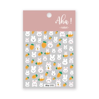 Sticker 3D | Bé Thỏ Cà Rốt | Hình dán móng tay | Aha! 015