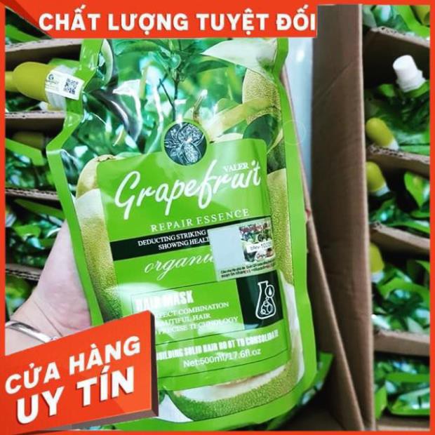 Kem Hấp - Ủ- Xả Phục Hồi Tóc Bưởi Grapefruit Siêu Mềm Mượt Dạng Túi 500ML | BigBuy360 - bigbuy360.vn