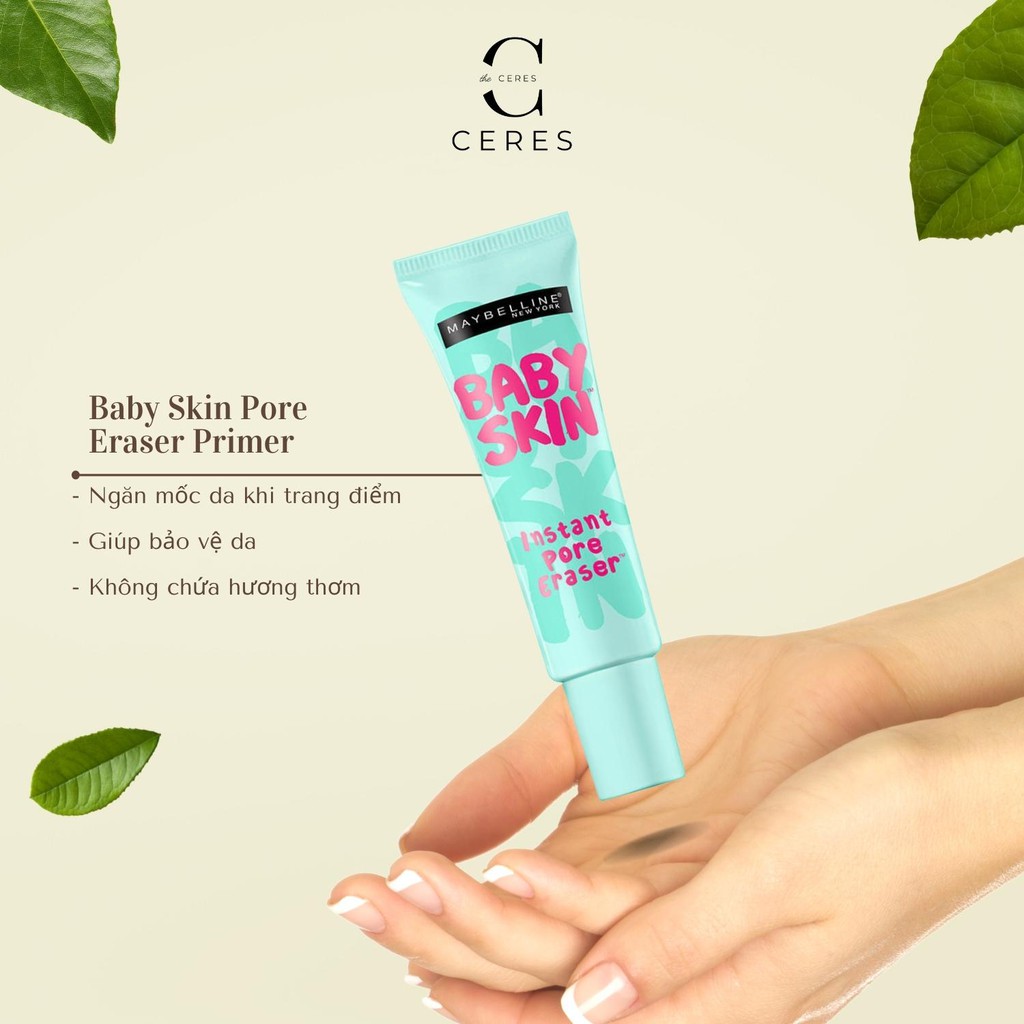 Kem Lót Maybelline Che Khuyết Điểm Mịn Da New York Baby Skin Pore Eraser Primer 22ml