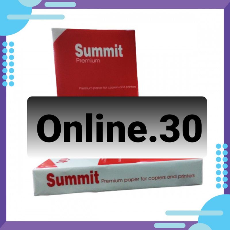 Giấy in A4 Summit DL70gsm nhập khẩu indonesia
