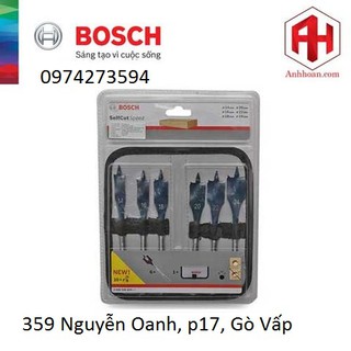 Bộ mũi khoan gỗ 6 cây 14 ﻿Bosch - 2608595424