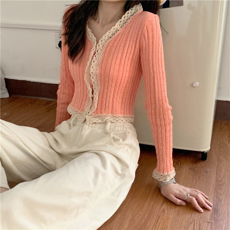 Áo Khoác Cardigan Dệt Kim Phong Cách Retro Cổ Điển Cho Nữ