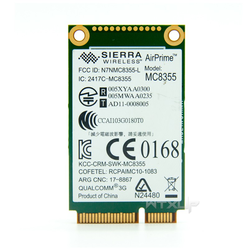 Card wwan Gobi3000 MC8355 FRU: 60Y3257 dùng cho laptop X220 T420 T520 X230 T430 T530 W520 W530