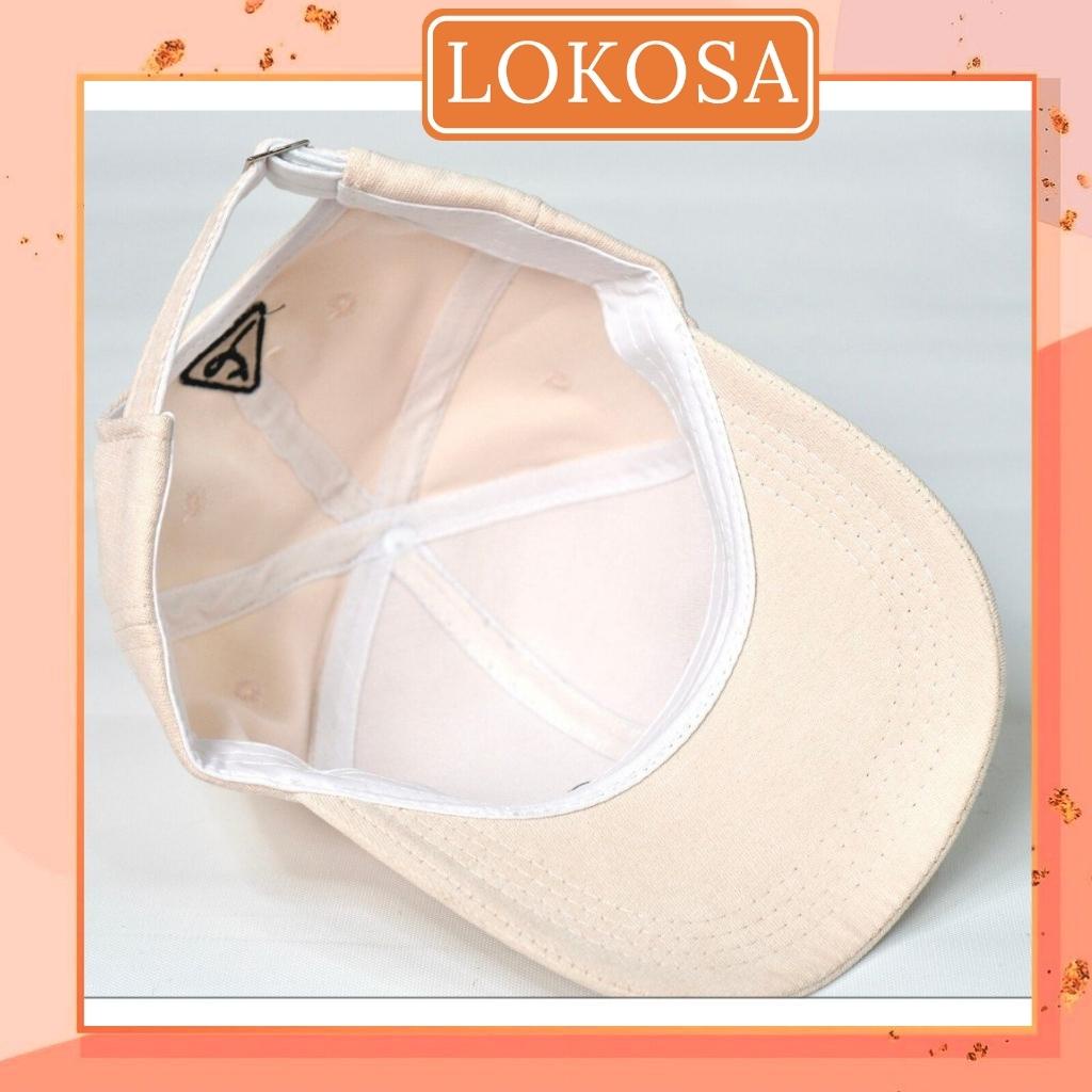 Mũ lưỡi trai lokosa Nón kết thêu chữ Memorie phong cách Ulzzang form unisex nam nữ NO001