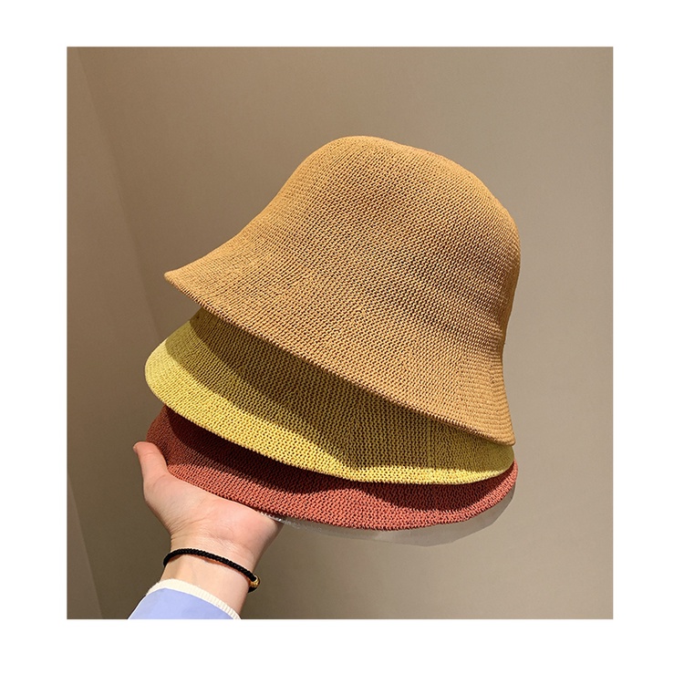 Nón Vành Tròn Đan Len Phong Cách Nhật Bản Thời Trang Cho Nữ