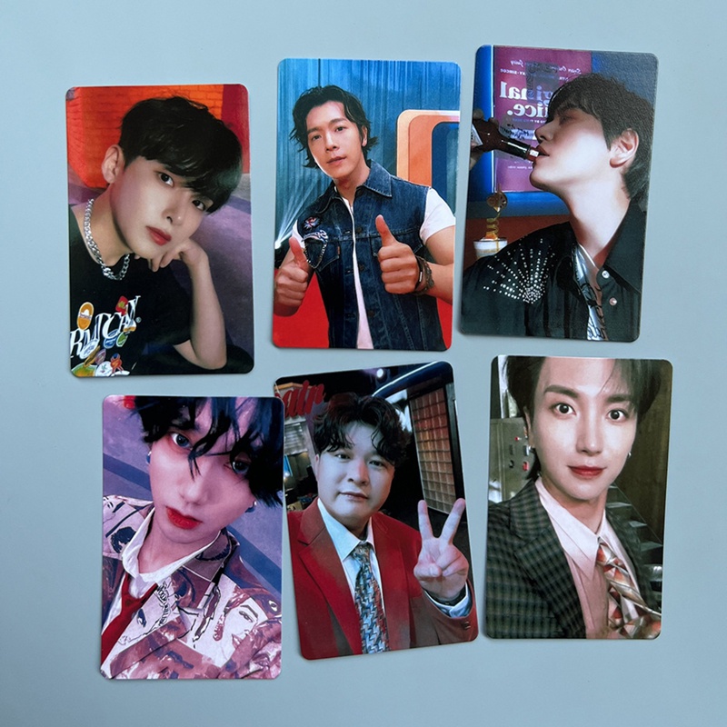 Bộ 9 Thẻ Ảnh Nhóm Nhạc Super Junior