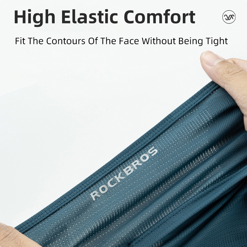 Rockbros Khẩu Trang Chống Nắng Bằng Lụa Mát Dùng Đi Xe Máy Dành Cho Nam Và Nữ