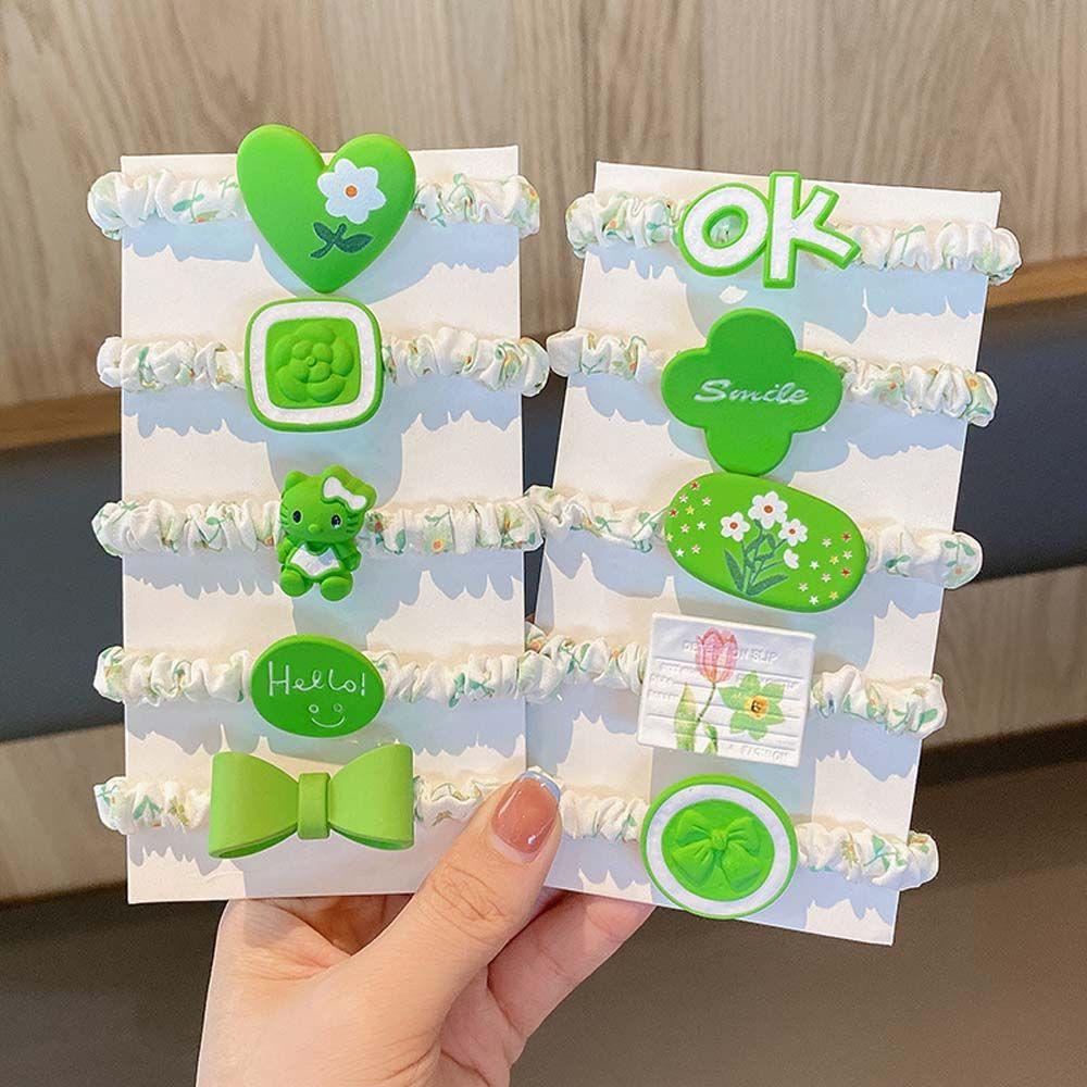 Dây Cột Tóc Co Giãn Hình Hoa Tulip Mặt Cười Ngọt Ngào Thời Trang Phong Cách Hàn Quốc