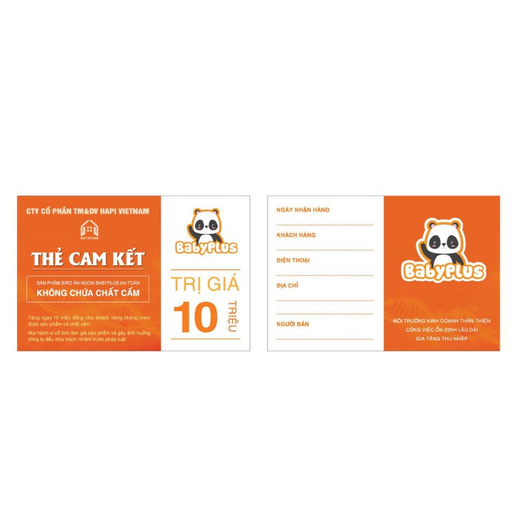 [ 100% HÊT BIẾNG ĂN ] BABYPLUS SIRO ĂN NGON DÀNH CHO BÉ BiẾNG ĂN - SUY DINH DƯỠNG -CHẬM LỚN - TÁO BÓN | BigBuy360 - bigbuy360.vn