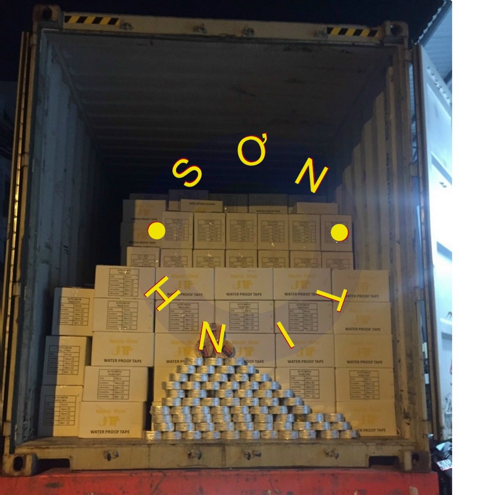 Băng Keo Chống Thấm NHẬT BẢN BUTYL RUBBER TAPE Dán Tường Chống Dột Mái Tôn Dính Xi Măng Gỗ Tường