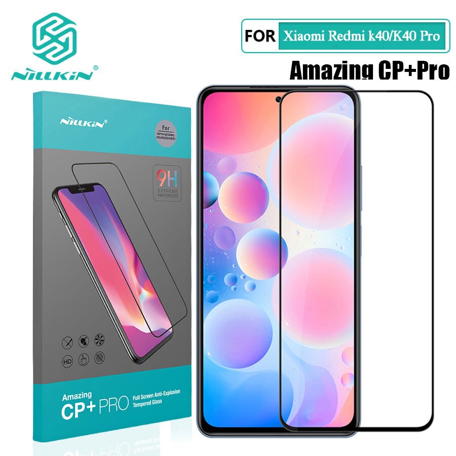 Kính cường lực Redmi K40 Nillkin XD CP + Pro Chống lóa Kính cường lực bảo vệ an toàn cho phim Xiaomi Redmi K40 Pro Plus