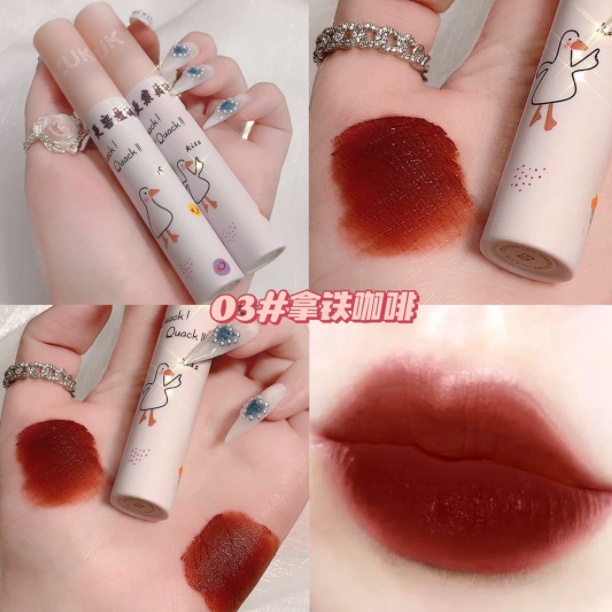 Son kem Zuk vịt mềm môi dễ thương lên màu chuẩn chính hãng