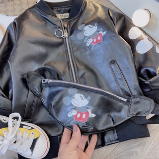 Áo da mickey kèm túi (20-30kg) cho bé