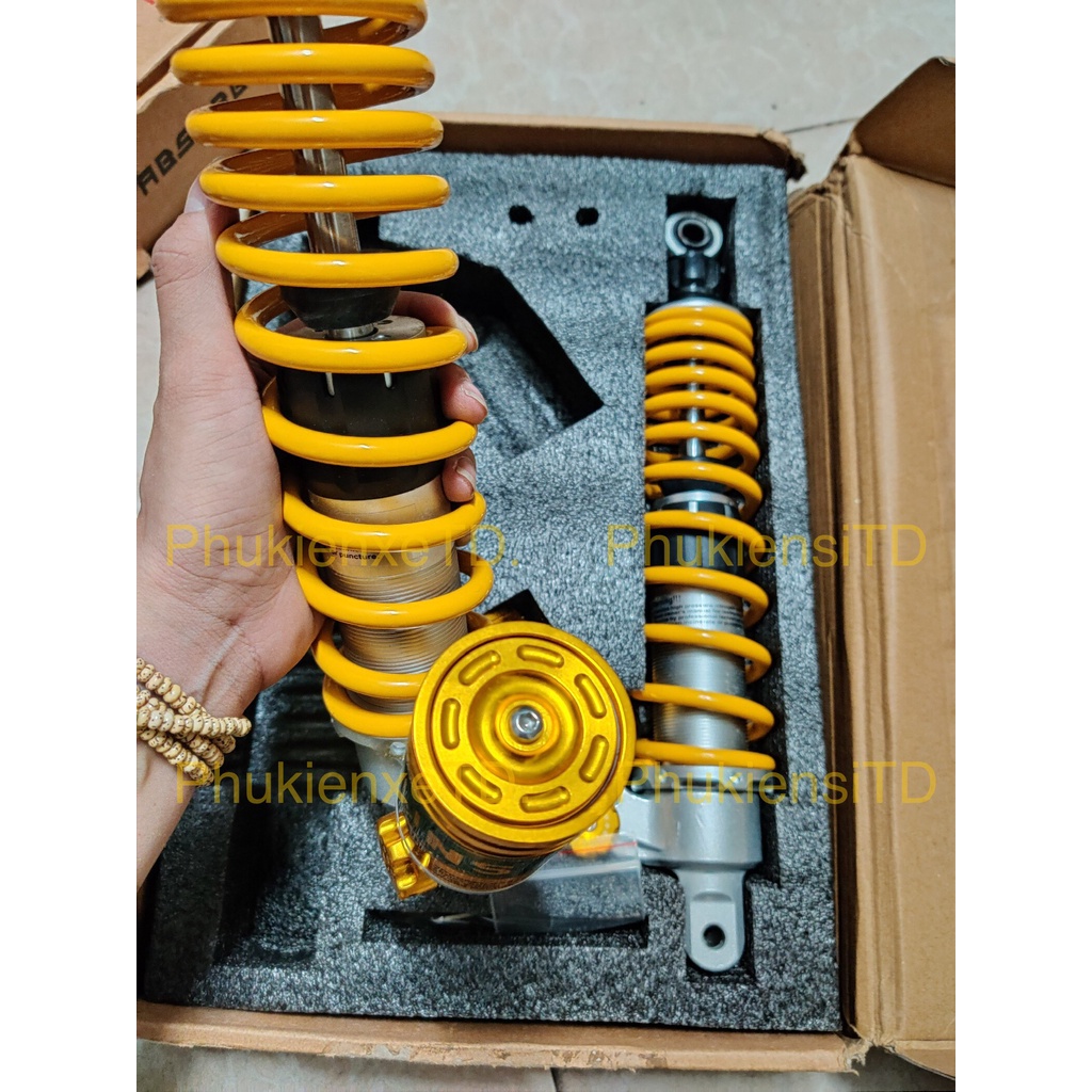 Phuộc OHLINS bình ngược lắp AIRBLADE Nouvo 5 Nouvo6 NVX Impulse Shark PCX...