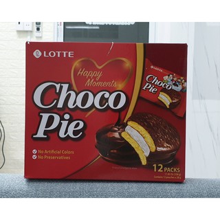 Bánh ChocoPie Lotte vị Nguyên Bản Hộp 12 cái 336g
