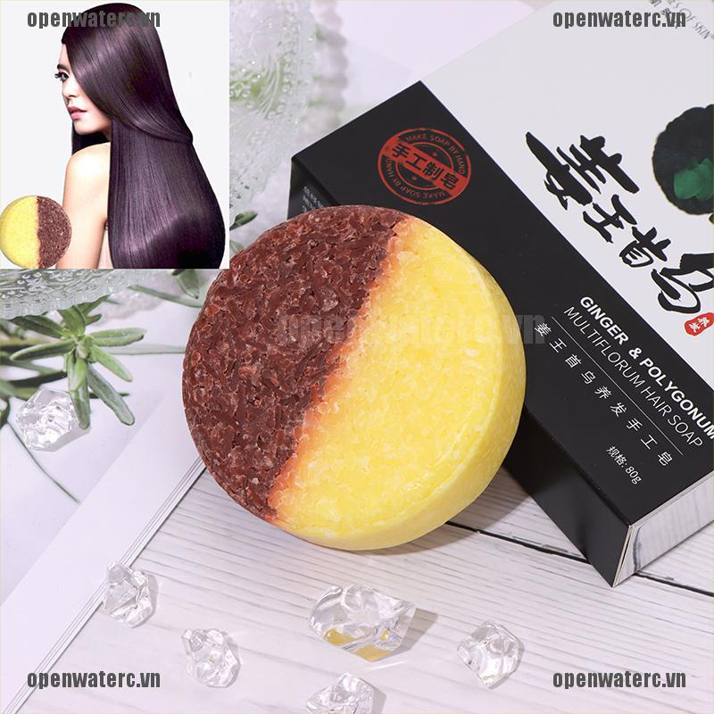 OPC 100% Organic Grey Reverse Shampoo Bar - Essence Hair Darkening Shampoo Soap