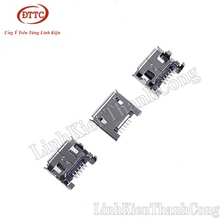 Bộ 20 Chiếc Cổng Micro USB Cái 5 Chân Loại Dán