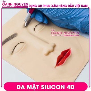 Da Mặt Silicon 4D/ Da Tập Phun Xăm
