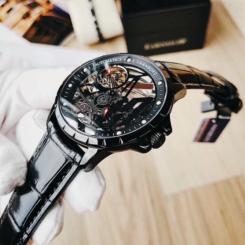 Đồng Hồ Nam Automatic Tự động hanboro By Huboler Authentic