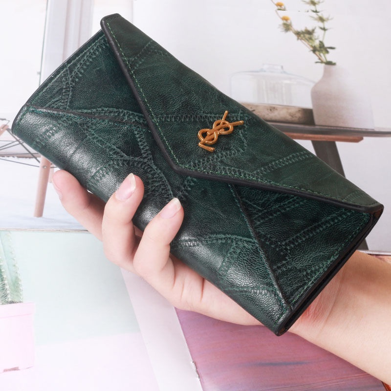 Ví Dài Gập Ba Đa Năng Phong Cách Âu Mỹ 2022