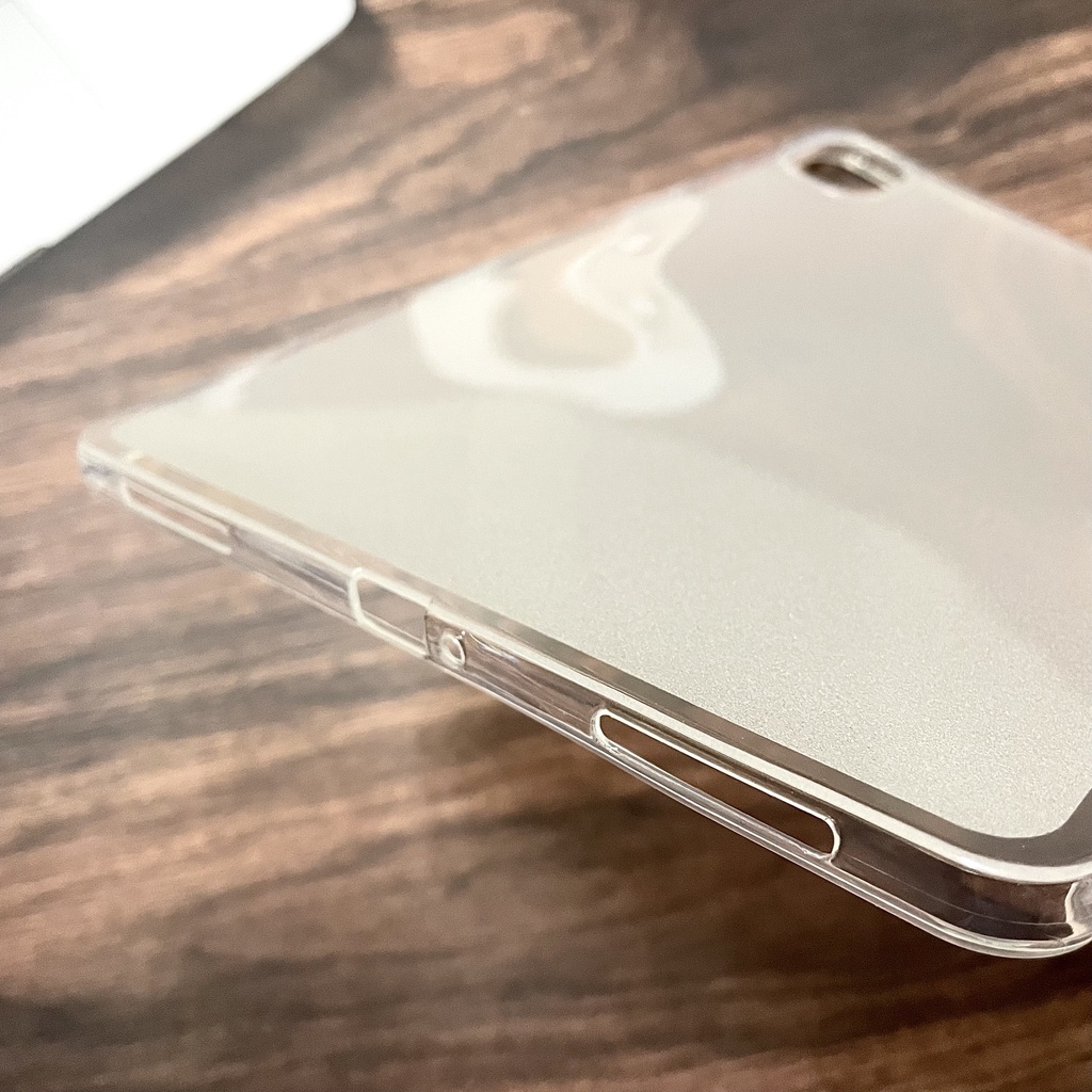 Ốp lưng silicon cho máy tính bảng Xiaomi Mipad 5/ Mipad 5 Pro 2021 11 inch  mặt lưng trắng mờ không bám vân tay.