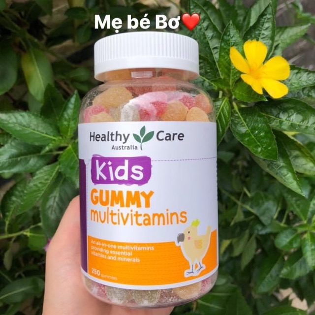 Kẹo Gum cho bé biếng ăn, Kids Gummy Multivitamin Healthy Care Úc