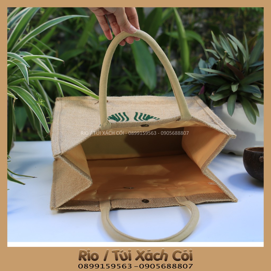 Túi cói Starbuck siêu đẹp siêu sang. kho89