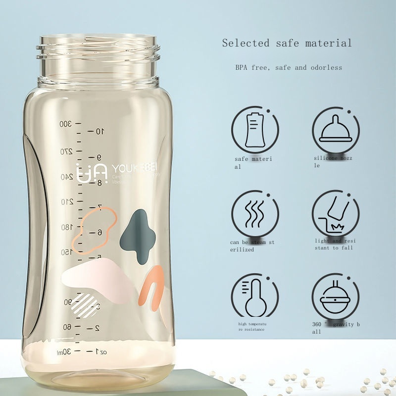 Bình Sữa Chịu Nhiệt Độ Cao Chống Đầy Hơi Cho Bé Sơ Sinh