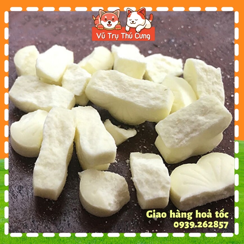 Viên xương sữa dê bổ sung Canxi cho Chó mèo Funny U 100g