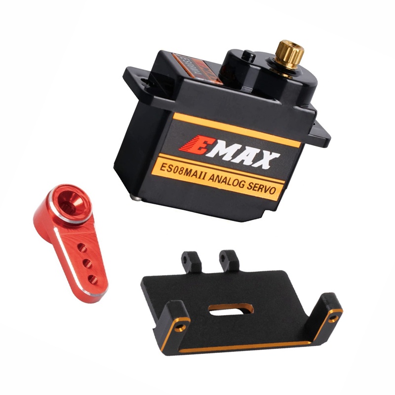 Động Cơ Servo ES08MA II Kèm Giá Đỡ Servo Cho Xe Điều Khiển Từ Xa Axial SCX24 1 / 24