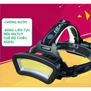 Đèn pin đội đầu siêu sáng led COB K81