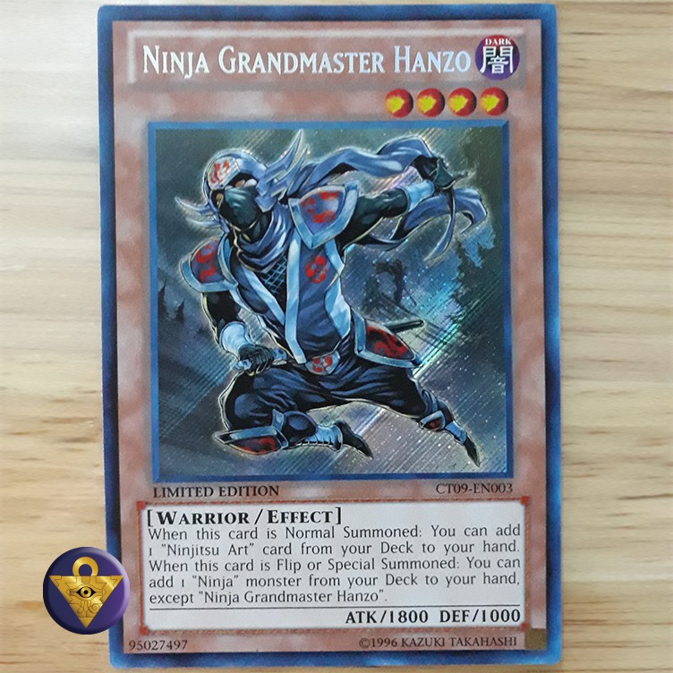 Thẻ Bài Yugioh: Ninja Grandmaster Hanzo - CT09-EN003 - Secret Rare