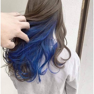 Phủ màu xanh blue 5d  pha sẵn không dùng oxy