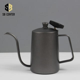 Ấm rót cổ ngỗng 600ml kèm nhiệt kế jimisi