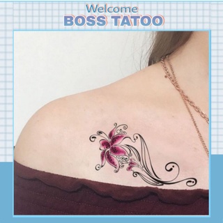 [Đọc kỹ mô tả] Hình dán hoa mẫu biến tấu g08. Xăm dán tatoo mini tạm thời, size <10x6cm