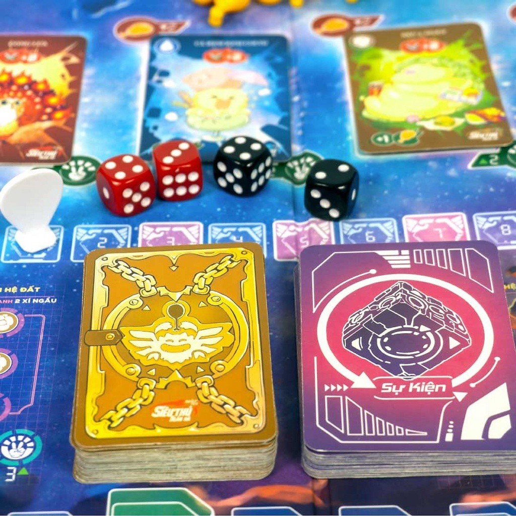 Bộ Đồ Chơi Siêu Thú Ngân Hà, Boardgame Việt Nam Lớp Học Mật Ngữ Chính Hãng, Đồ Chơi Trẻ Em Meco Mart