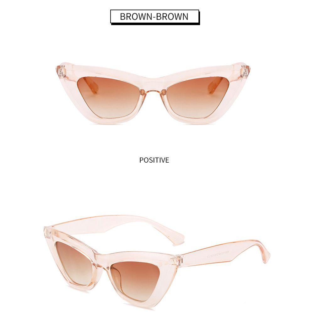 Kính Mát Gọng Mắt Mèo Bằng PC Màu Sắc Thời Trang Dành Cho Nữ