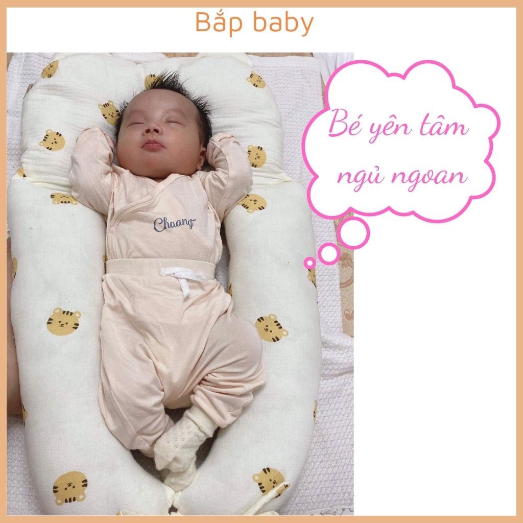 Gối chặn chữ U chống giật mình - gối chống méo đầu cho bé ''Gối đa năng cho bé'' PK Tkutrang