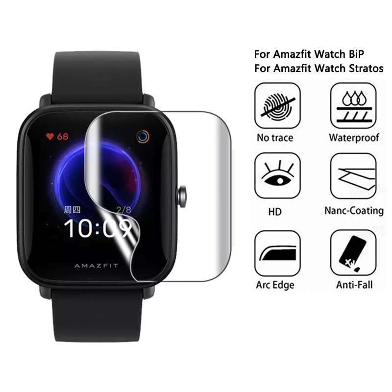 Miếng dán TPU bảo vệ mặt đồng hồ Jansin cho đồng hồ thông minh Amazfit Bip U Pro